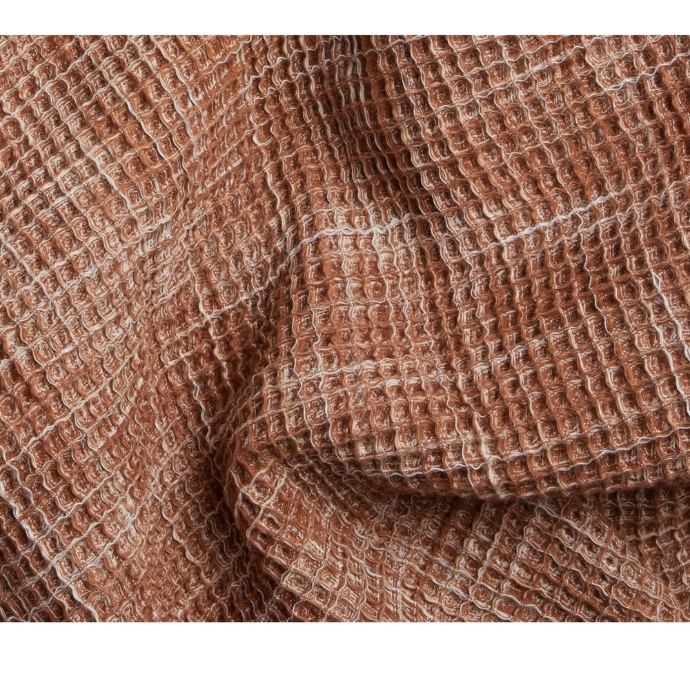 PARACHUTE Waffle Robe Terra Color - Picture 5 of 9